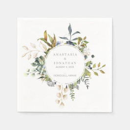 Guardanapo De Papel Aquarela de mistura tropical