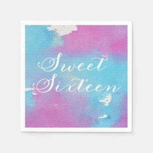 Guardanapo De Papel Aquarela Doce Dezesseis Napkins