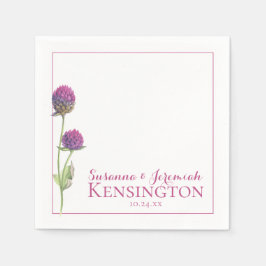 Guardanapo De Papel Aquarela Flor Rosa-Rosa-Rosa-Florim