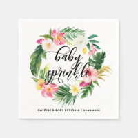 Aquarela Flores Tropicais Fuselagem Fuselagem Bebê
