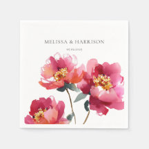 Aquarela Peach Peony