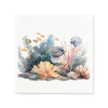 Aquário de pintura marítima