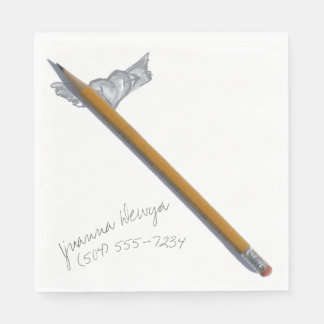 Guardanapo De Papel Aqui está o meu número LUNCHEON NAPKIN