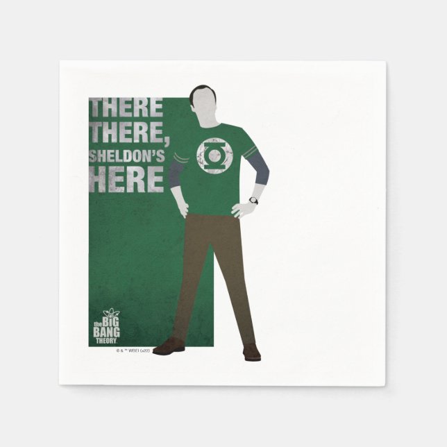 Guardanapo De Papel Aqui, Sheldon está aqui (Frente)
