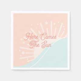 Guardanapo De Papel Aqui Vem O Livro-Sol Napkin