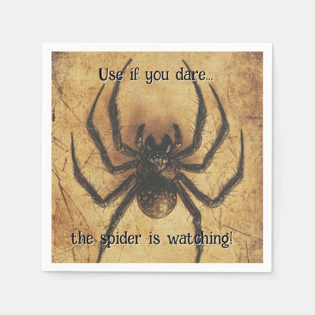 Guardanapo De Papel 🕷️ Aranha-Aranha-Aranha-Aranha-Aranha HALLOWEEN B (Frente)