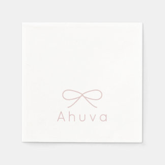 Guardanapo De Papel Arco clássico Coquetel Napkin em Rosa-Muave