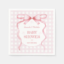 Arco de Aquarela Rosa Brilhante Gingham Baby Girl