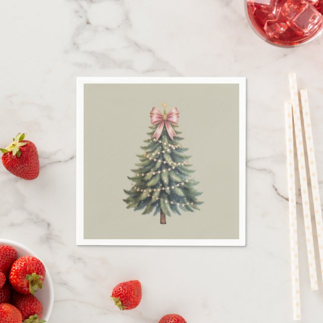 Guardanapo De Papel Arco de árvore de Natal Coquette Xmas (Insitu)