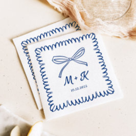 Guardanapo De Papel Arco de borda ondulada, Napkins, na mão