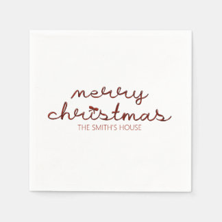 Guardanapo De Papel Arco Vermelho Natal