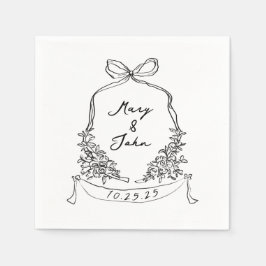 Guardanapo De Papel Arco Whimsical Crest Napkins