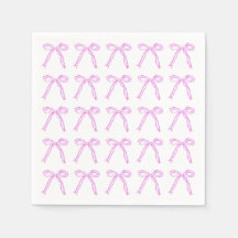 Arcos dançarinos Coquetel Napkin no Partido Rosa