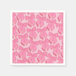 Guardanapo De Papel Arcos de Natal rosa