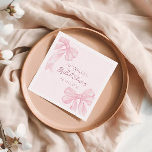 Guardanapo De Papel Arcos Rosa Menino Chá de panela Elegante
