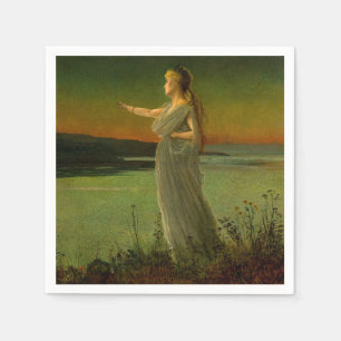 Guardanapo De Papel Ariadne em Naxos John Atkinson Grimshaw