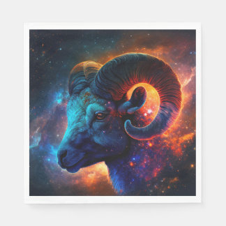 Guardanapo De Papel Aries Zodiac - Sinal de Estrela Napkins