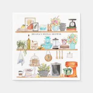 Guardanapo De Papel Armazene o Chá de panela da cozinha personalizado