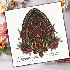 Guardanapo De Papel Arqueiro Gótico com Skulls.