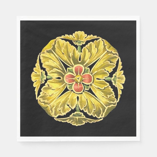 Guardanapo De Papel Arquitetura Antiquada N.o 3 (Frente)