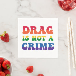 Guardanapo De Papel Arrastar Não É Um Papel De Crime Que Napkins