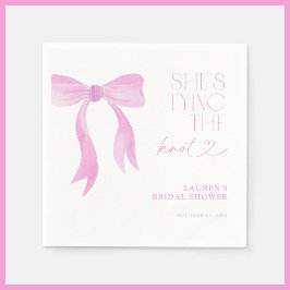 Guardanapo De Papel Arremate Rosa Ela Está Casando No Chá de Noiva