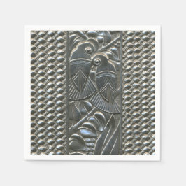 Guardanapo De Papel Art Deco Adora Pássaros Papel Napkin