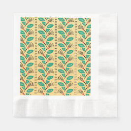 Guardanapo De Papel Art Deco Subindo Vinhas De Morangos