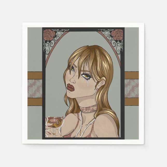 Guardanapo De Papel Art nouveau (Frente)