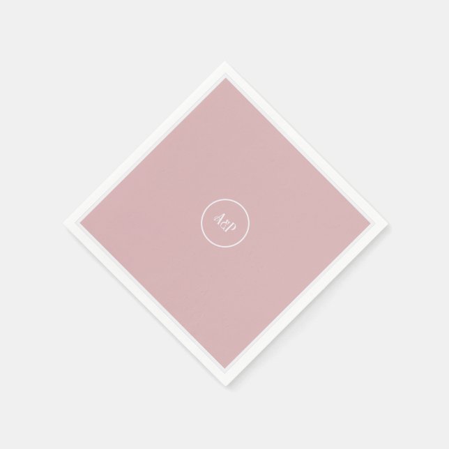 Guardanapo De Papel Art Nouveau Floral Wedding Pink (Canto)