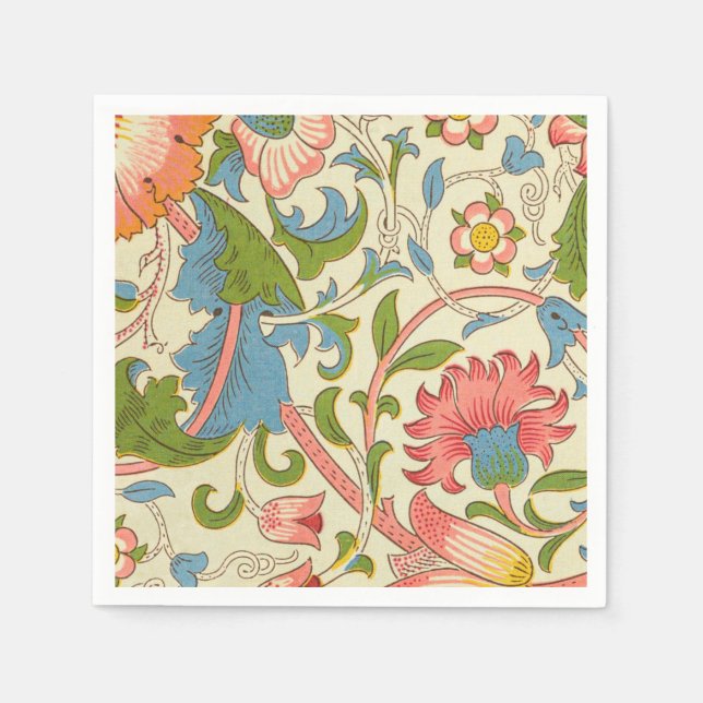 Guardanapo De Papel Art nouveau lodden pattern - William Morris (Frente)