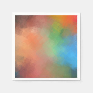 Guardanapo De Papel Arte abstrata elegante moderna Colorida Template