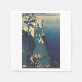 Guardanapo De Papel Arte Arquitetônica do Castelo Vintage Swallows Nes