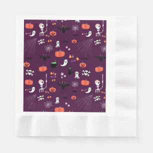 Guardanapo De Papel Arte Assustadoramente Fofa de Halloween
