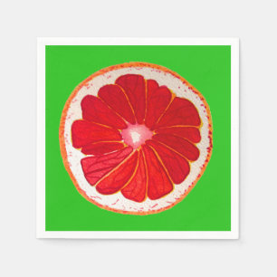 Guardanapo De Papel Arte bonito da fruta da ilustração da toranja