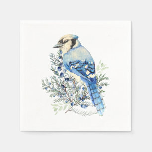 Guardanapo De Papel Arte Country Azul de Azulíneas do Pássaro do Pássa