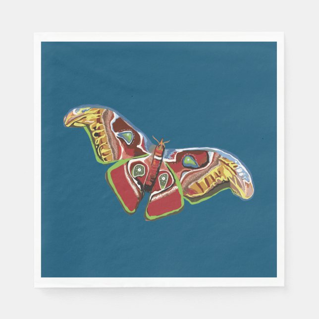 Guardanapo De Papel Arte da Borboleta (Frente)