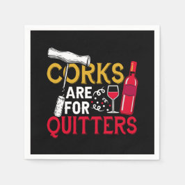 Guardanapo De Papel arte de palavra de festa do vinho engraçado