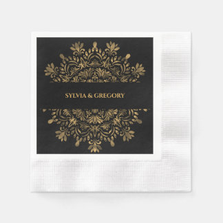 Guardanapo De Papel Arte deco mandala tradicional luxuoso elegante dou