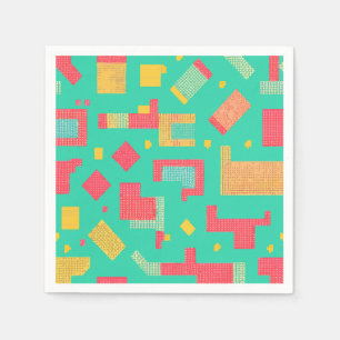 Guardanapo De Papel Arte Digital em Pixel