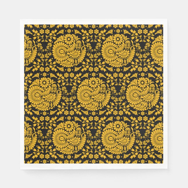 Guardanapo De Papel Arte Folclórica de Países Eslovacos (Frente)