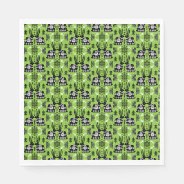 Guardanapo De Papel Arte Foliar Nórdica Escandinava do Coelho