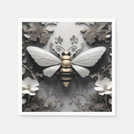 Guardanapo De Papel Arte Geométrica das Abelhas de Honeybee