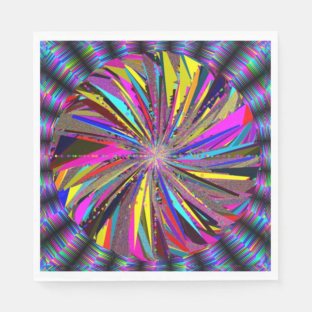 Guardanapo De Papel Arte Mandala (Frente)