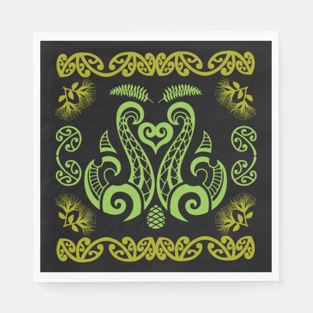 Guardanapo De Papel Arte Nova Zelândia (Frente)