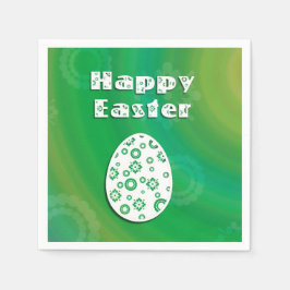 Guardanapo De Papel Arte Retroativa de Ovos de Páscoa Moderna