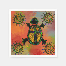 GUARDANAPO DE PAPEL ARTE TURTLE DO SUDESTE