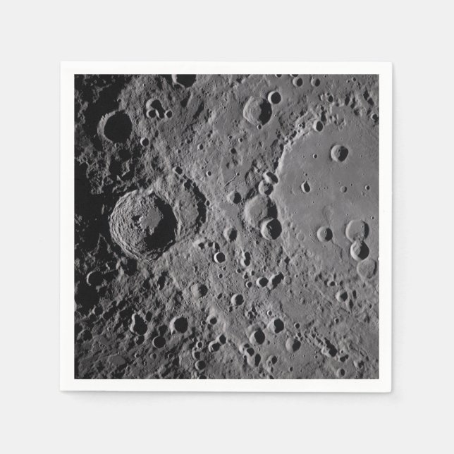 Guardanapo De Papel Artemis II Lunar Craters (Frente)