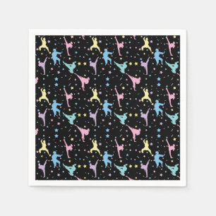 Guardanapo De Papel Artes marciais Karate Abstrato Stars Sparkles