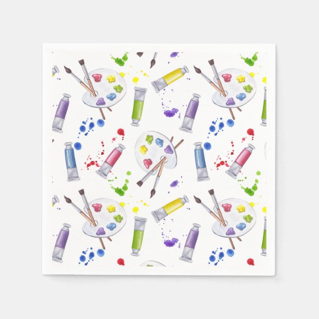 Guardanapo De Papel Artesanatos de Arte de Festa de aniversário (Frente)